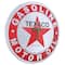 Licensed Texaco Gasoline Motor Oil Dome Metal Sign